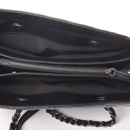 Chanel Caviar Quilted Small City Shopping Tote Black 5 of 8