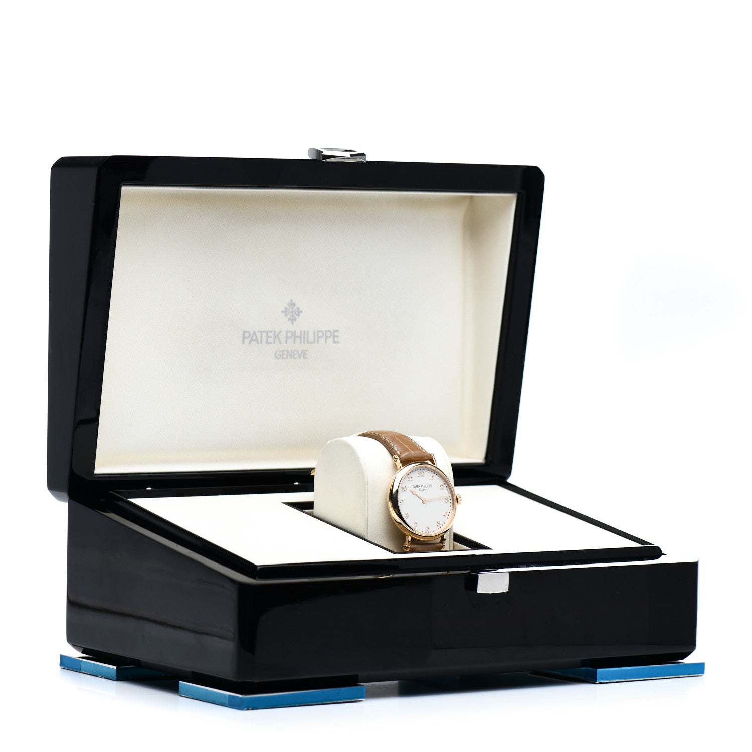 Patek Philippe 18K Rose Gold Alligator 34.6mm Calatrava Automatic Watch 7200R-001 5 of 5