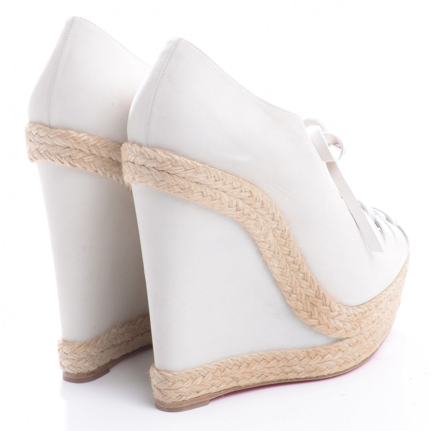 Suede Viva Boom 140 Espadrille Booties 39 Creme