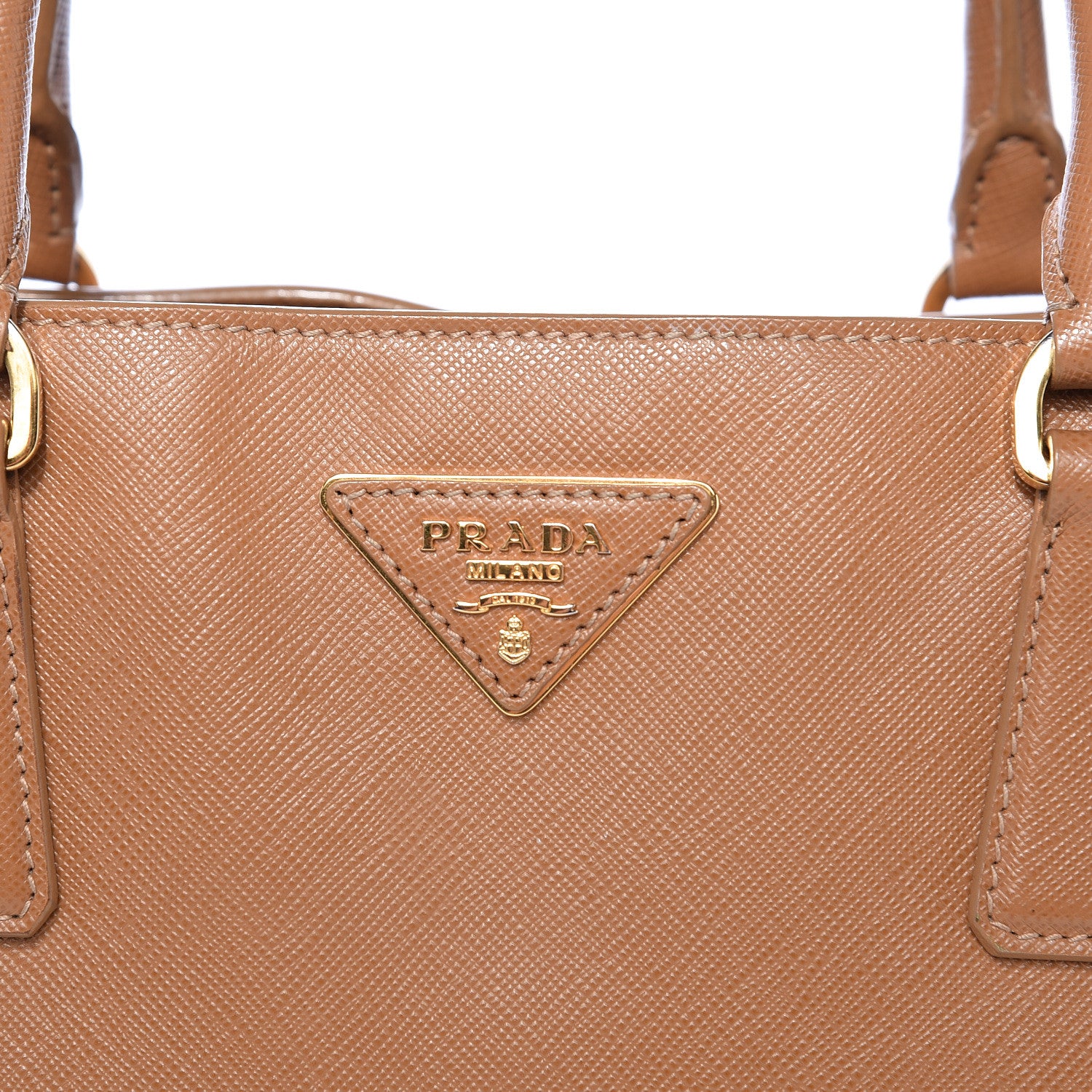 Prada Saffiano Lux Large Tote Caramel 14 of 18