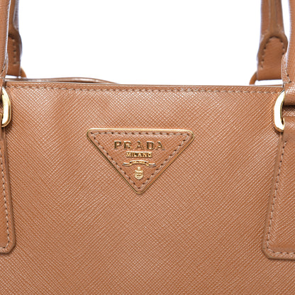 Prada Saffiano Lux Large Tote Caramel 14 of 18