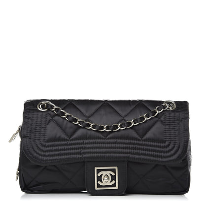 Chanel Nylon Ski Sport Flap Black 1 of 14