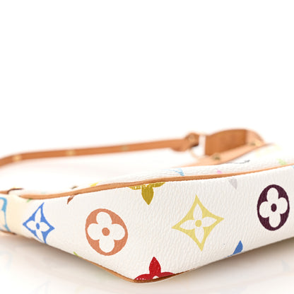 Louis Vuitton Monogram Multicolor Pochette Accessories White 9 of 11
