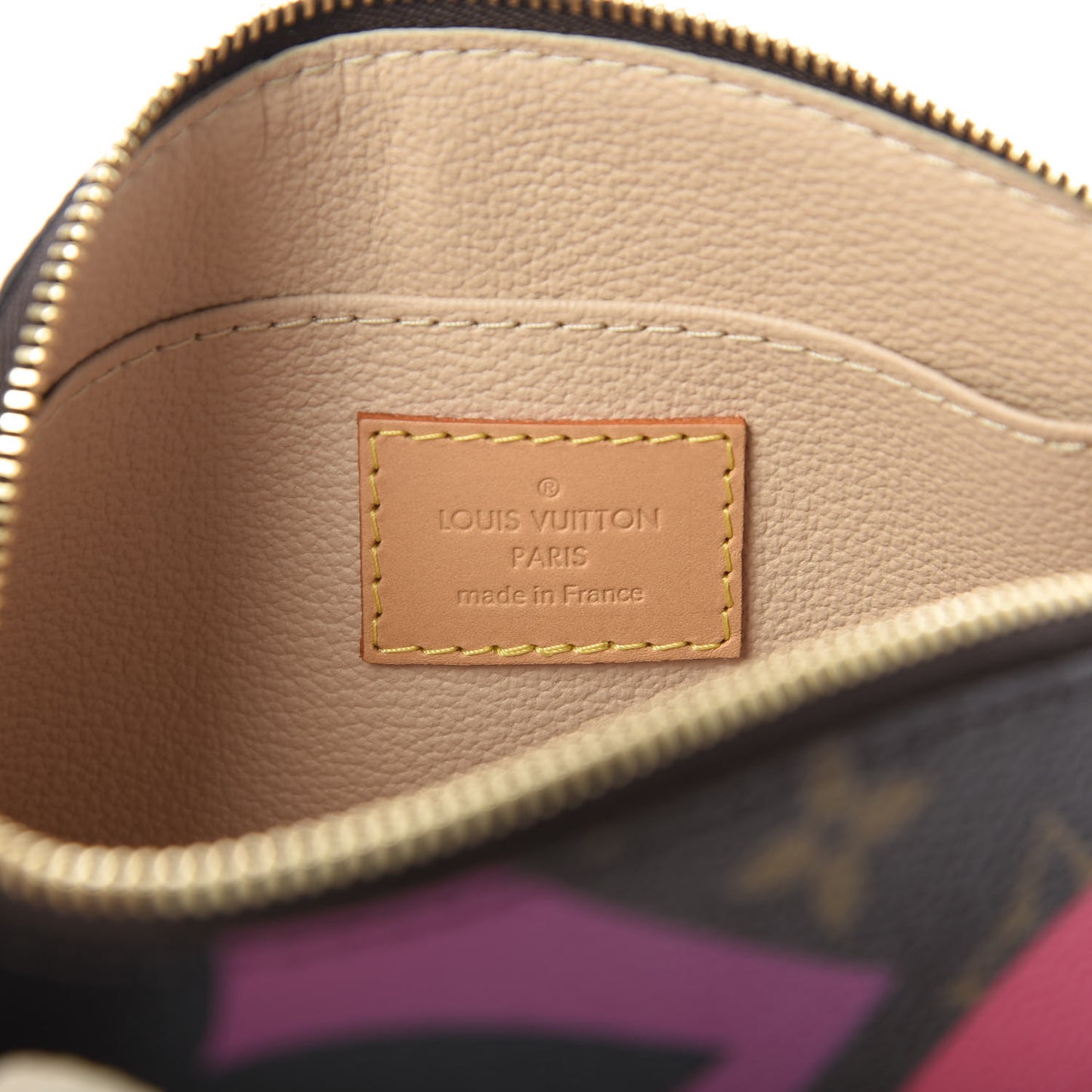 Monogram Game On Cosmetic Pouch