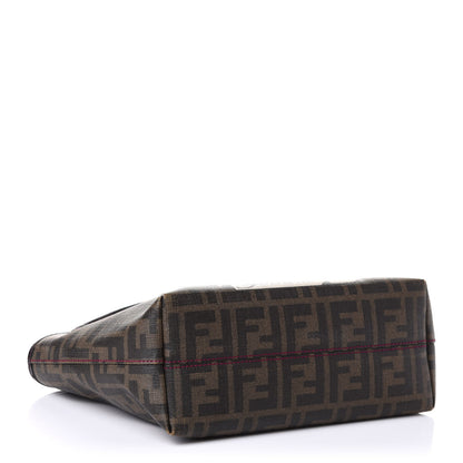 Fendi Zucca Spalmati Ladybug Print Mini Roll Tote Tobacco Pink 4 of 11