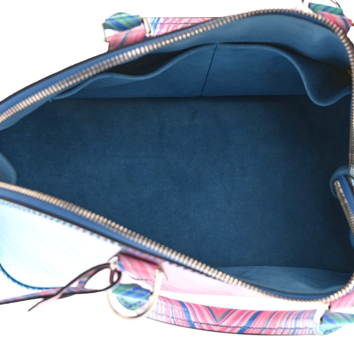 Louis Vuitton Epi Tropical Alma PM Blue Rose 5 of 9