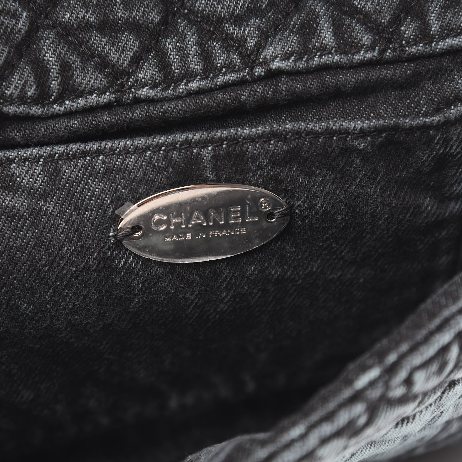 Chanel Washed Denim Quilted Small Denimpression Flap Blue Black 6 of 11