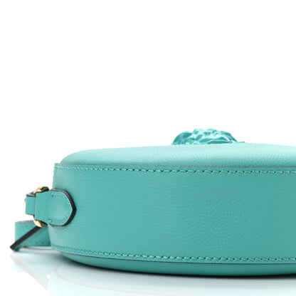 Versace Calfskin La Medusa Round Camera Bag Turquoise 7 of 8
