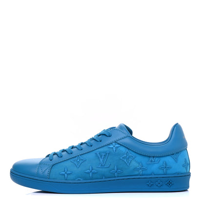 Louis Vuitton Monogram Luxembourg Sneaker 8 Blue 1 of 9