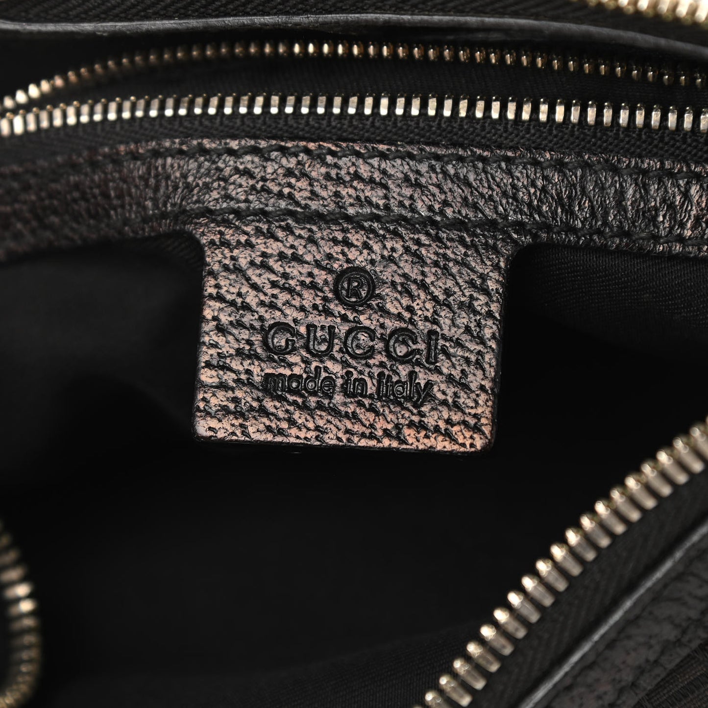 Canvas Horsebit Glam Hobo Black