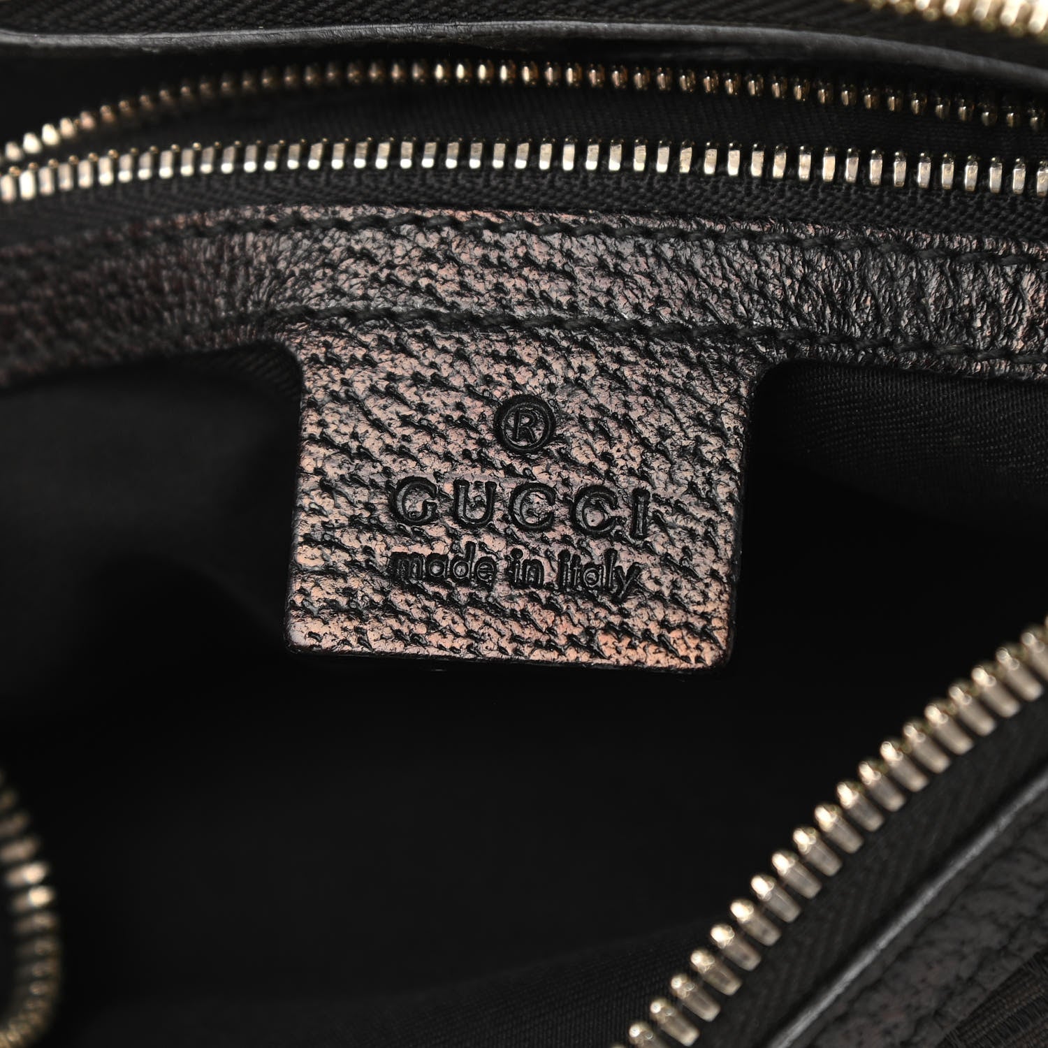 Gucci Canvas Horsebit Glam Hobo Black 5 of 10