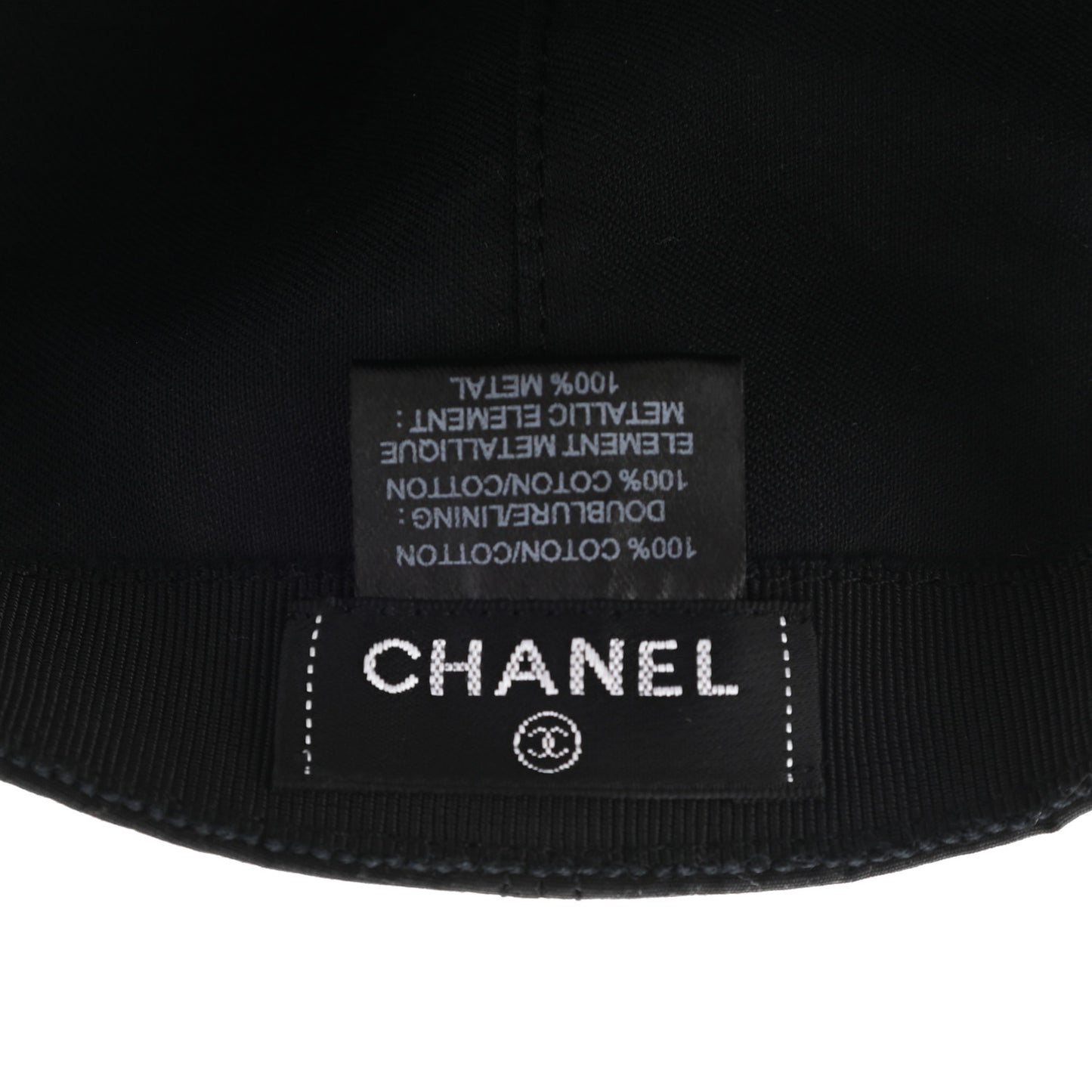 Cotton CC Cap Hat Black