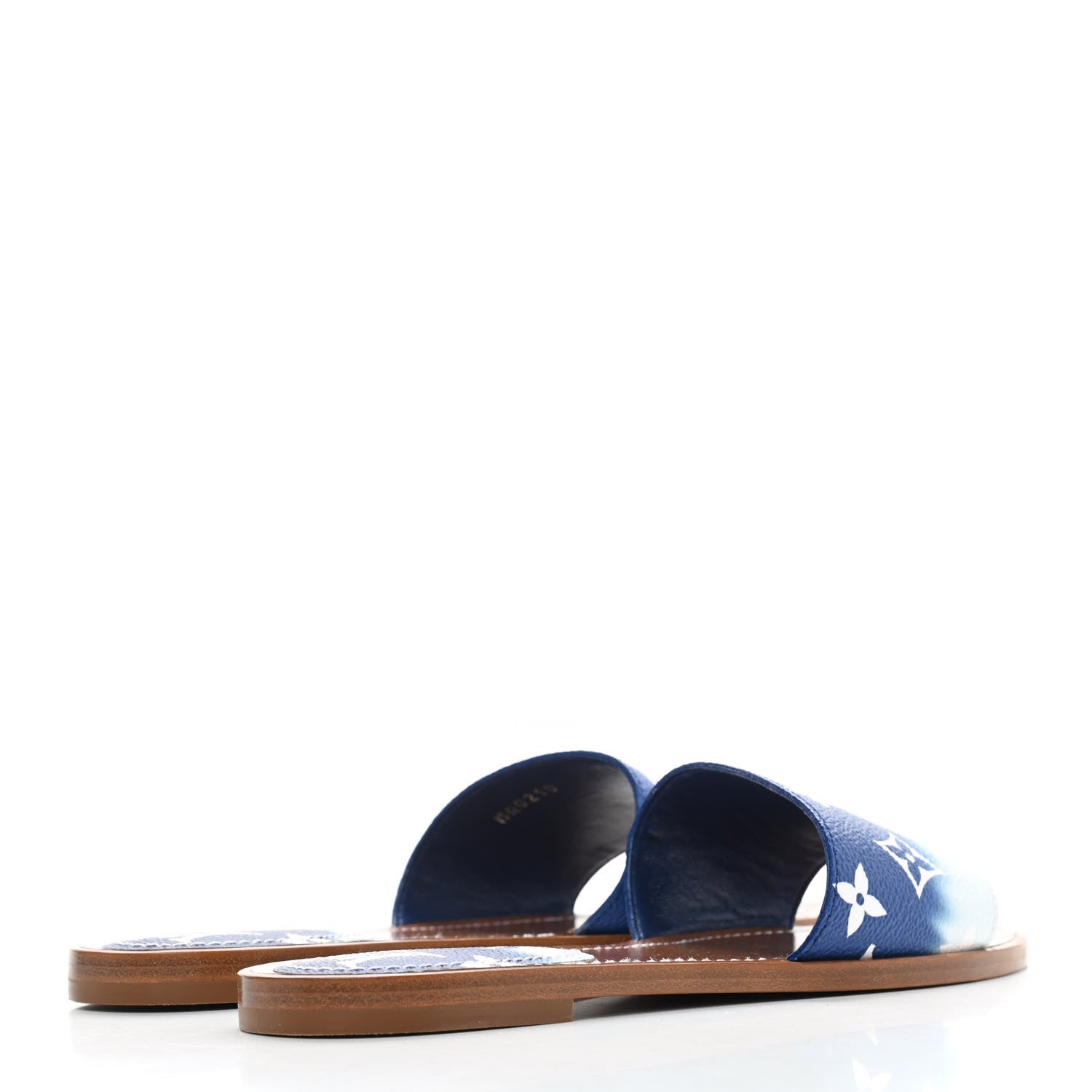 Louis Vuitton Monogram Escale Lock It Flat Mule 36 Blue 4 of 8