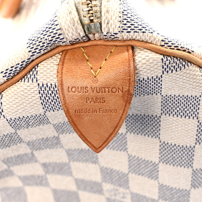 Louis Vuitton Damier Azur Speedy 35 7 of 10