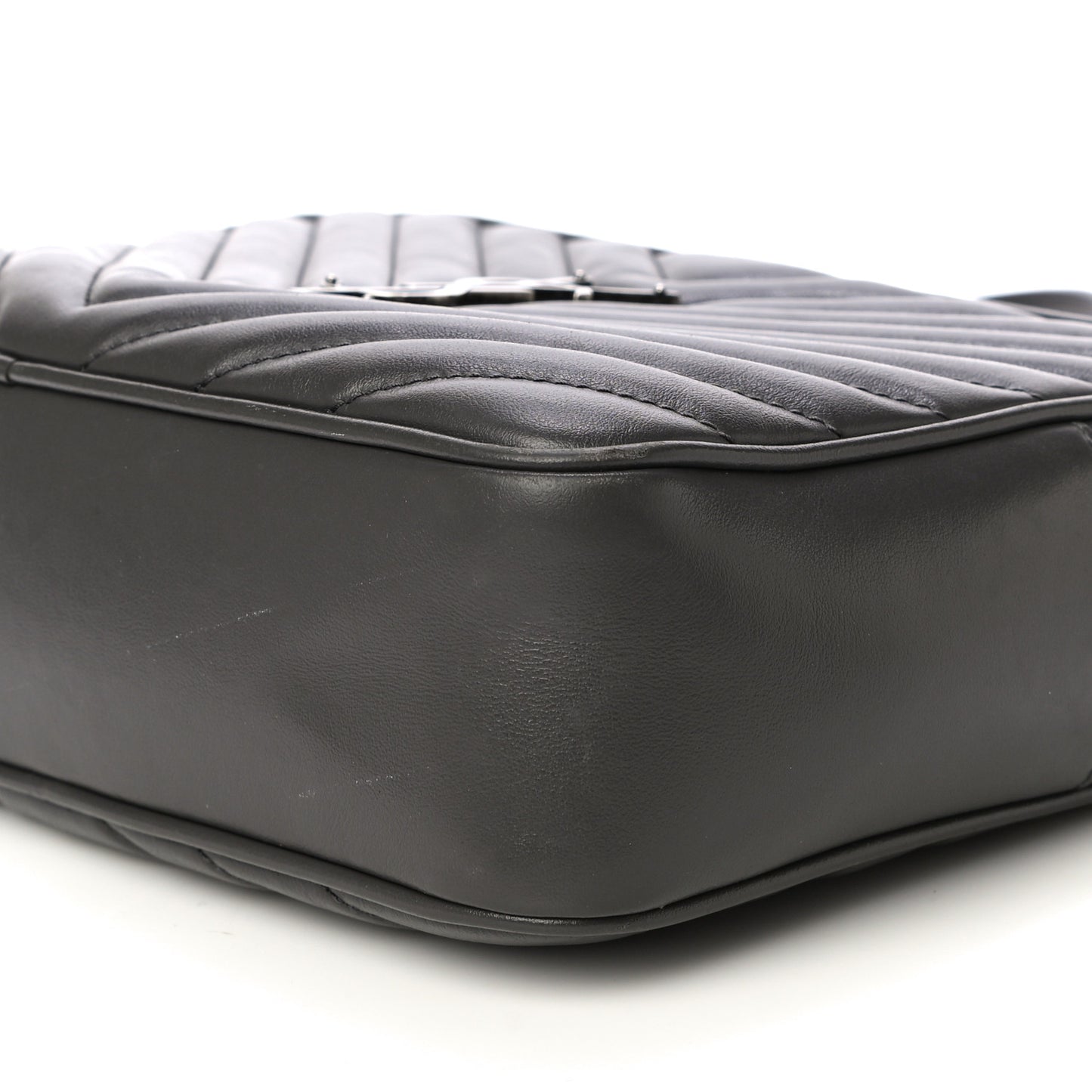 Calfskin Matelasse Monogram Lou Camera Bag Sea Pebble