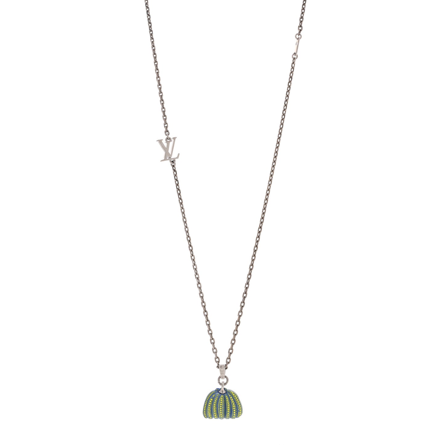 X Yayoi Kusama Pumpkin Pendant Necklace