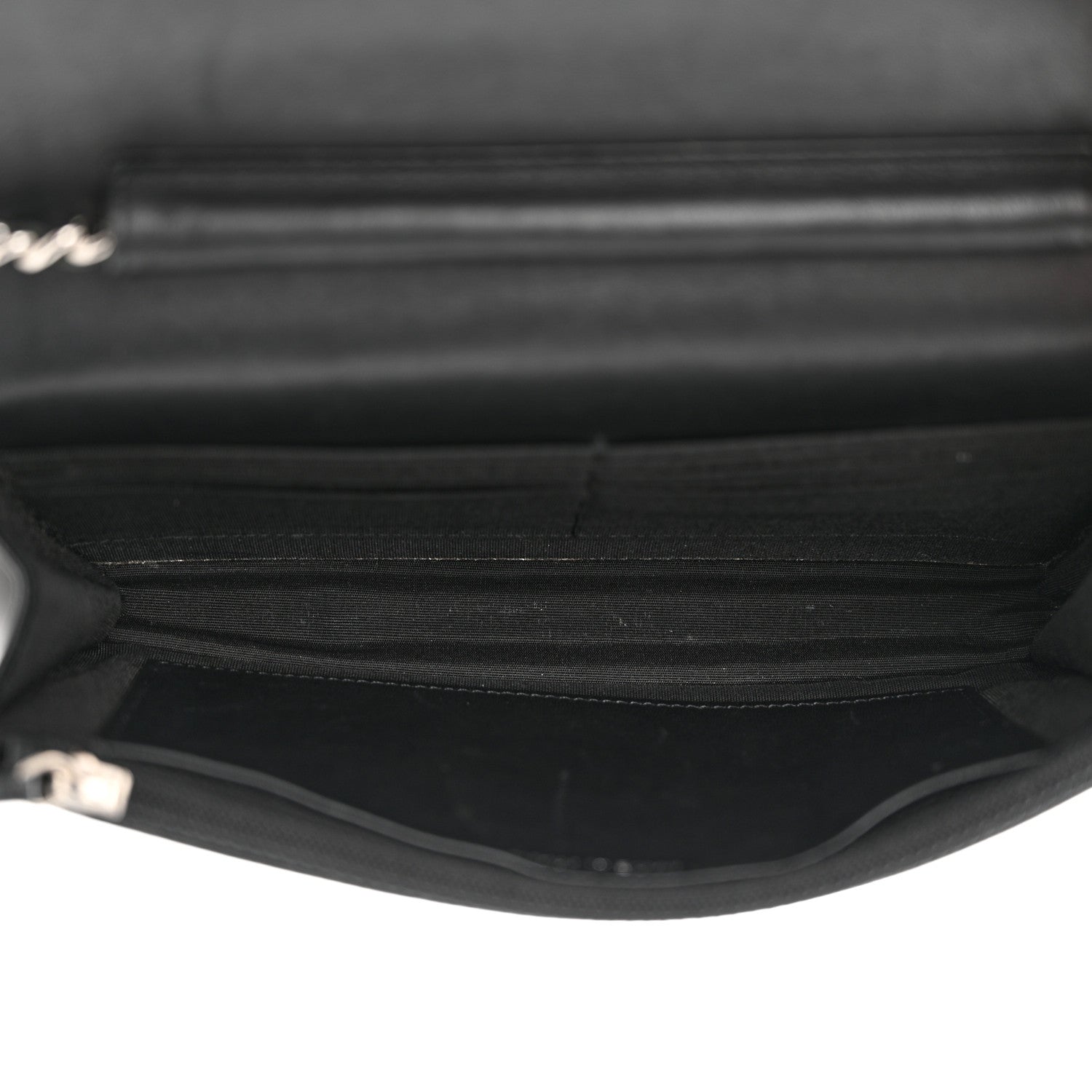 Chanel Caviar Sevruga Wallet on Chain WOC Black 5 of 15