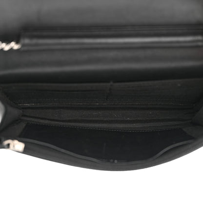 Chanel Caviar Sevruga Wallet on Chain WOC Black 5 of 15