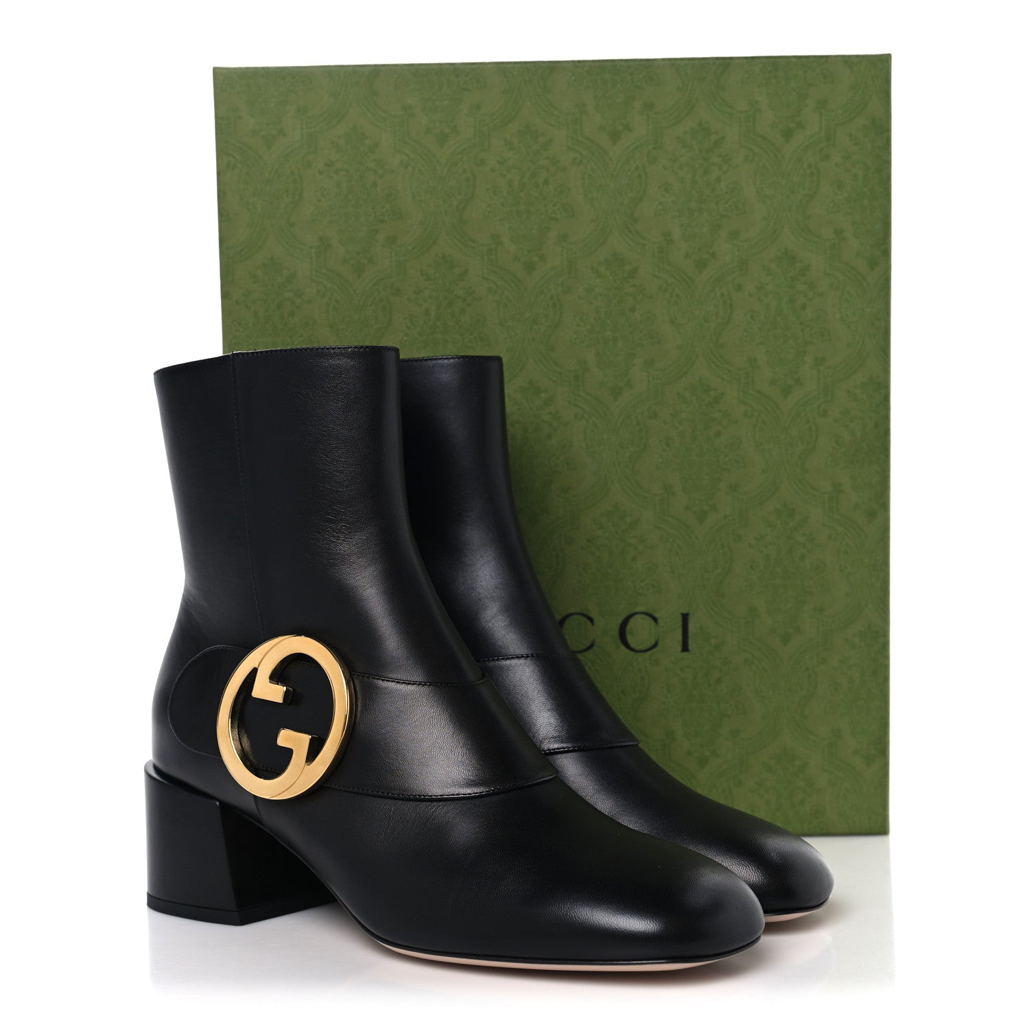 Gucci Malaga Kid GG Blondie 55mm Ankle Boots 40 Black 10 of 10
