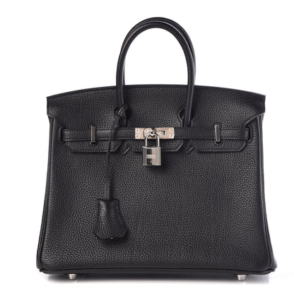 Hermes Togo Birkin 25 Black 1 of 34