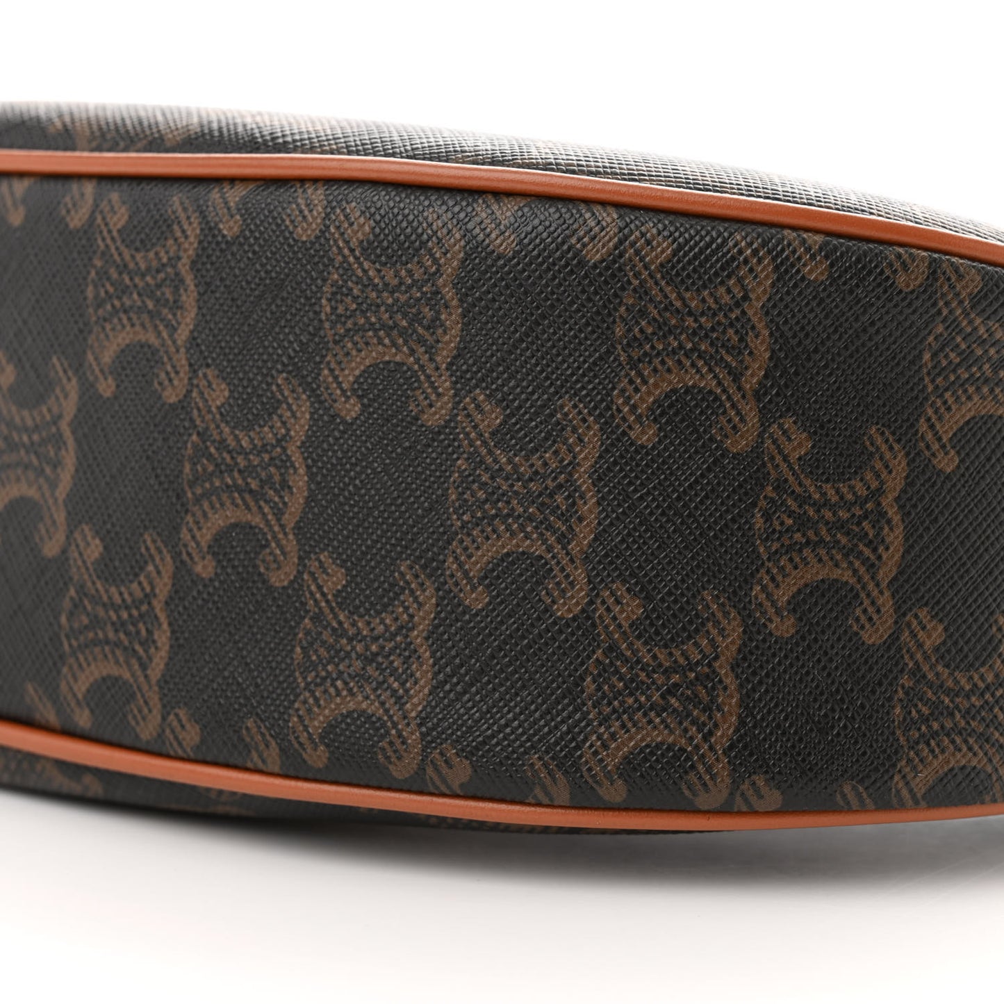Triomphe Canvas Calfskin Ava Shoulder Bag Tan