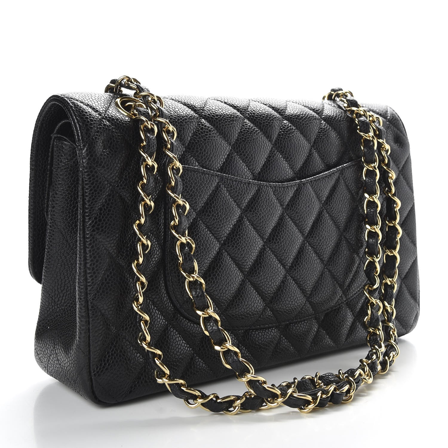 Chanel Caviar Quilted Medium Double Flap Black 3 of 12