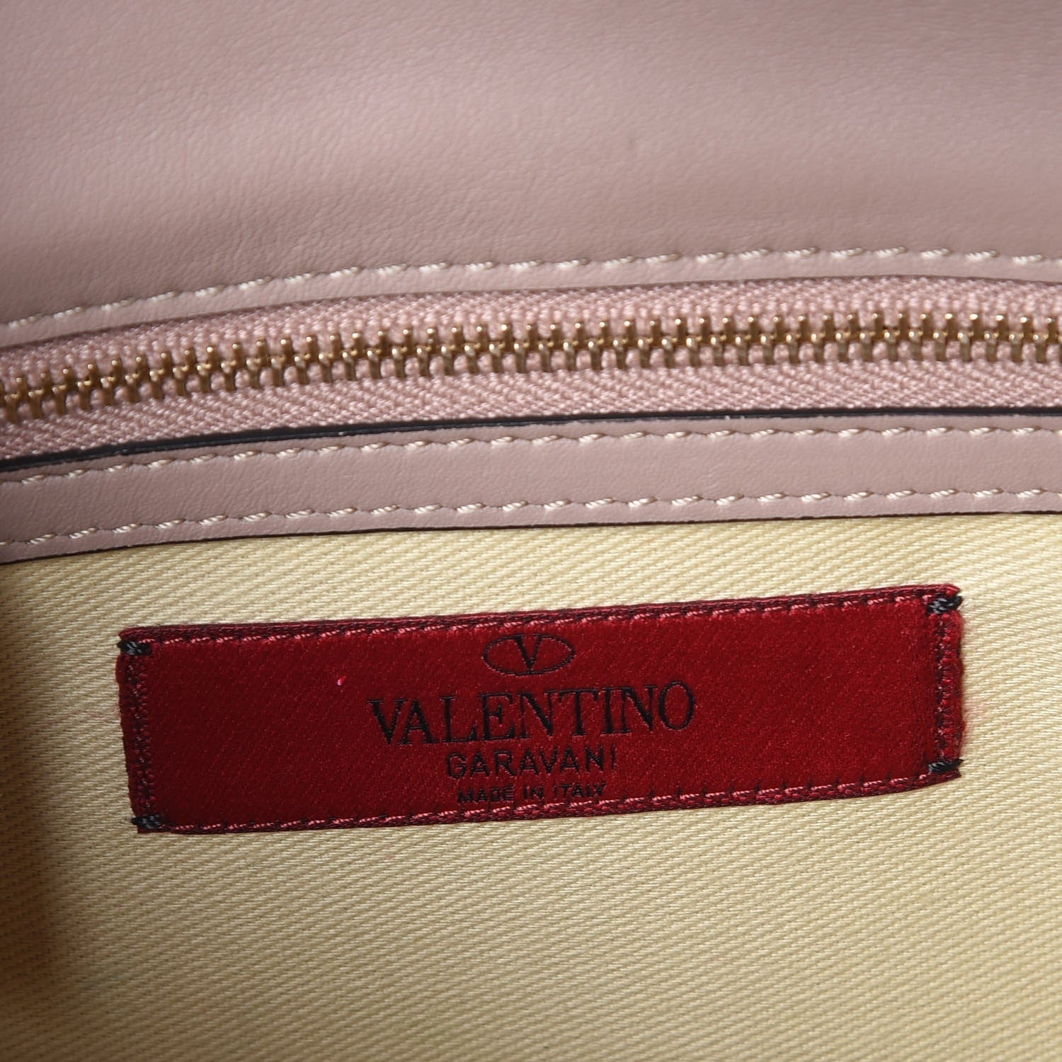 Valentino Garavani Vitello Small Glam Lock Rockstud Flap Poudre 8 of 14