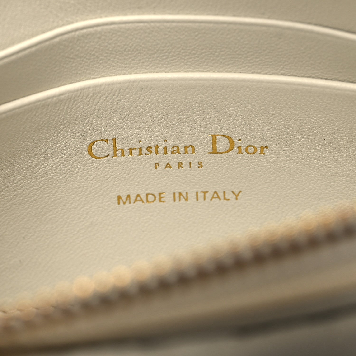 Christian Dior Supple Calfskin Cannage Caro Pouch with Chain Latte 7 of 11