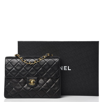 Chanel Lambskin Quilted Small Single Flap Black 10 of 10