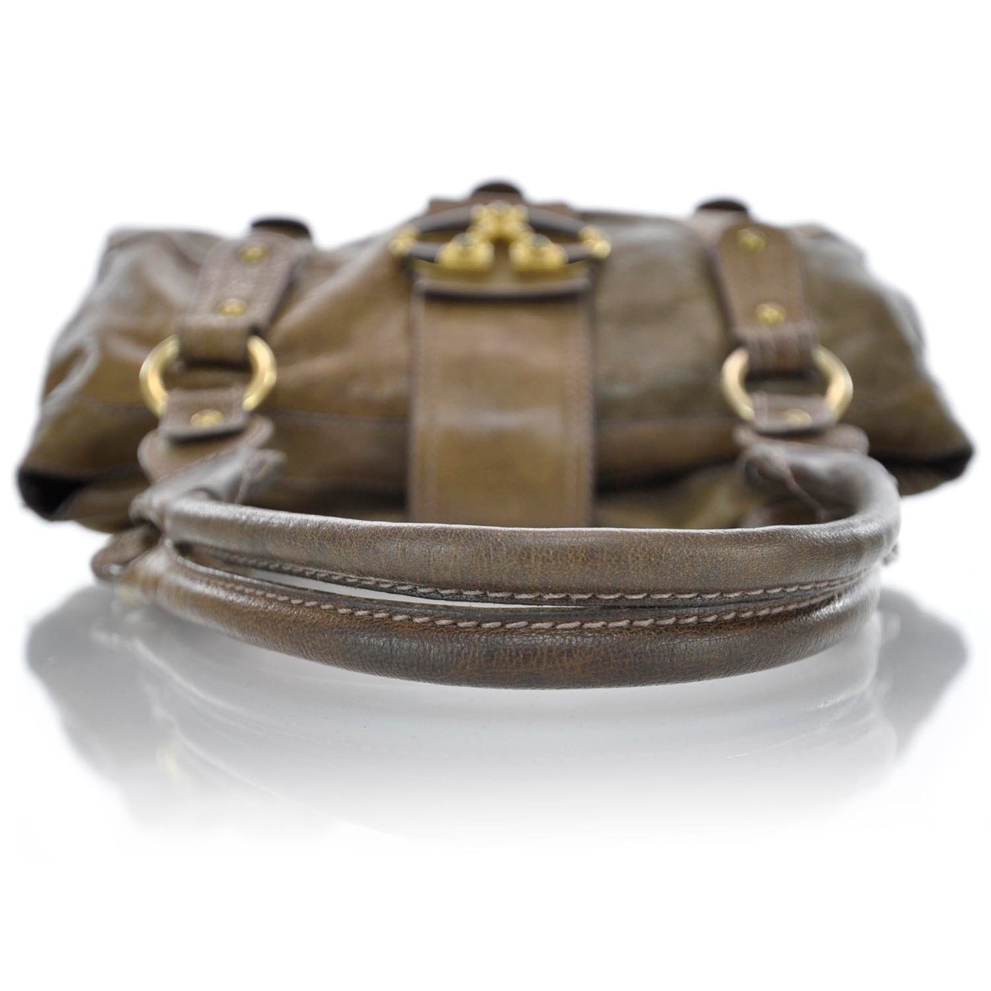 Leather Catch Satchel