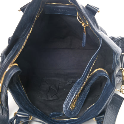 Balenciaga Agneau Giant 12 Gold Hardware City Bleu Obscur 5 of 12