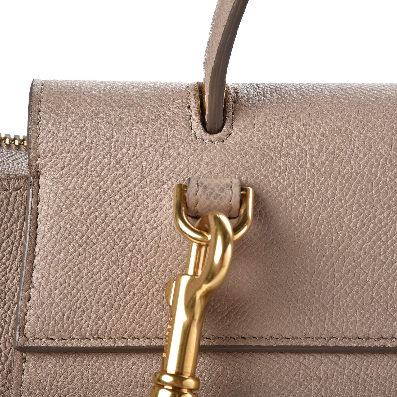 Celine Grained Calfskin Mini Belt Bag Light Taupe 8 of 10