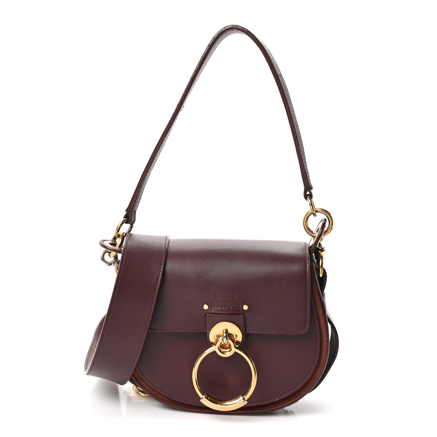 Chloe Calfskin Small Tess Bag Burnt Brown Burnt Brown 1 of 11