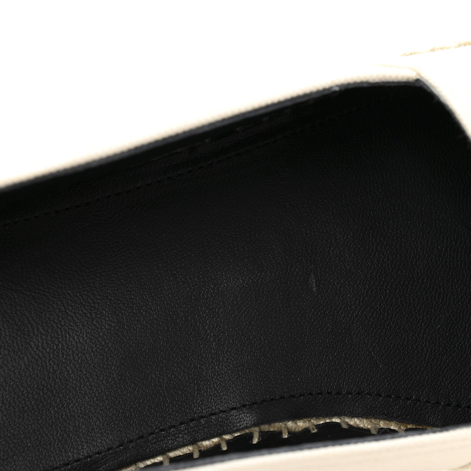 Saint Laurent Canvas Mens Elba Light Logo Embroidered Espadrilles 43 Panna 9 of 10