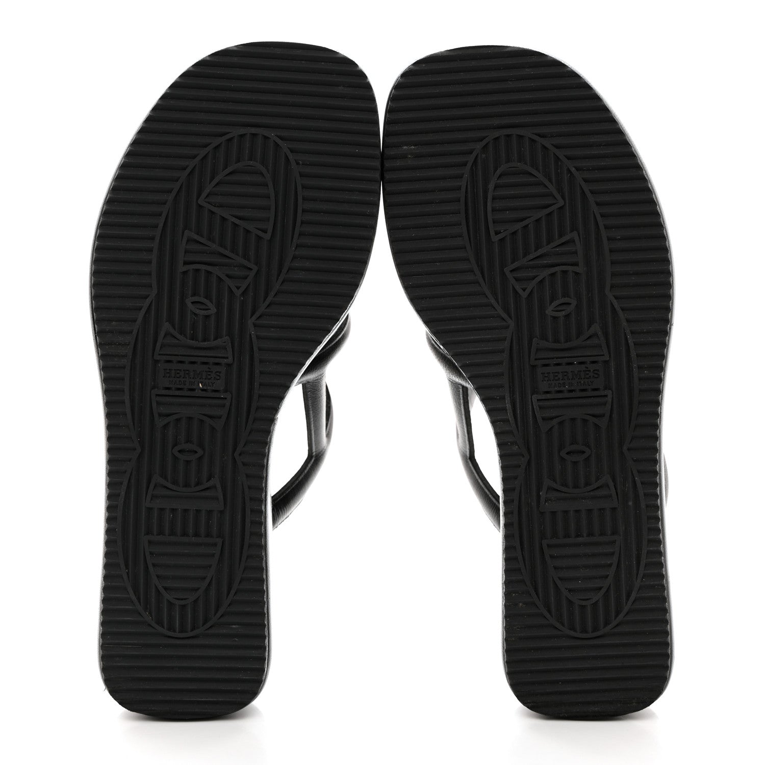 Hermes Nappa Gipsy Sandals 35 Black 5 of 9