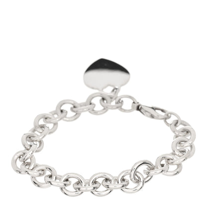 Tiffany Sterling Silver Heart Tag Charm Bracelet 2 of 3