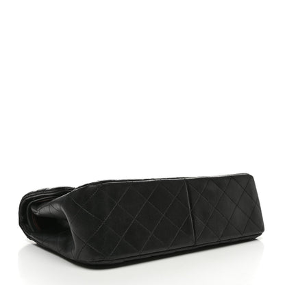 Chanel Lambskin Quilted Jumbo Double Flap Black 4 of 12