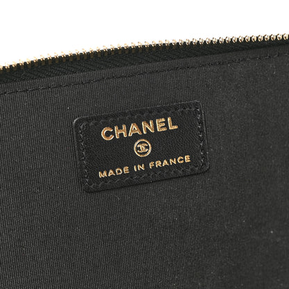 Chanel Lambskin Quilted Small Top Handle Vanity Case With Chain Black 6 of 11