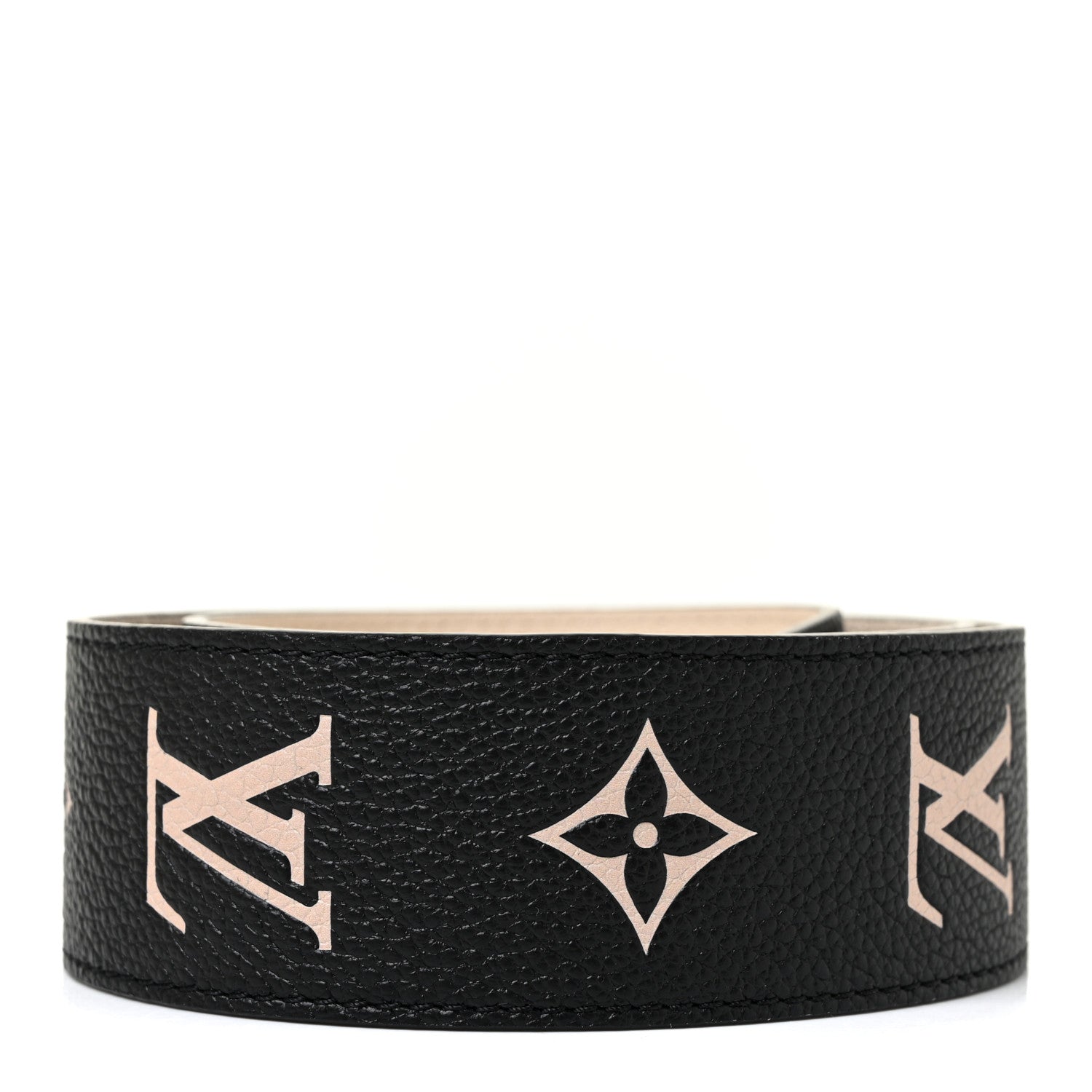 Louis Vuitton Empreinte Monogram Bandouliere Shoulder Strap Black Beige 2 of 6