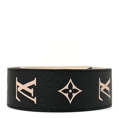 Louis Vuitton Empreinte Monogram Bandouliere Shoulder Strap Black Beige 2 of 6