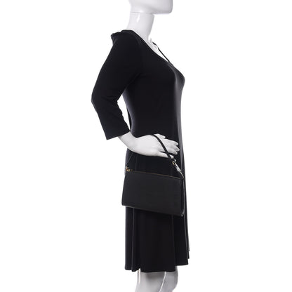 Louis Vuitton Epi Pochette Accessories 24 Black 2 of 11
