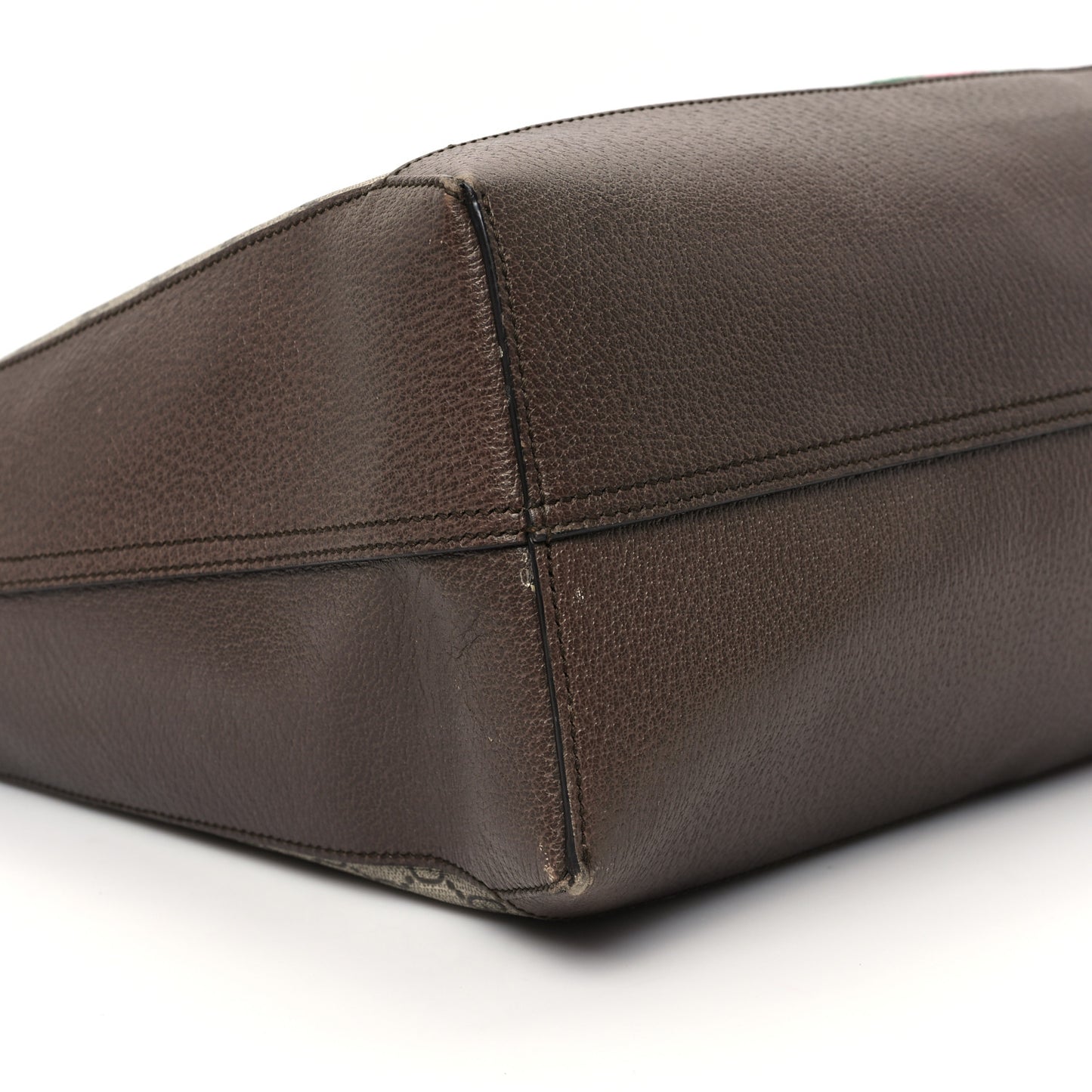 GG Supreme Monogram Web Ophidia Tote Brown