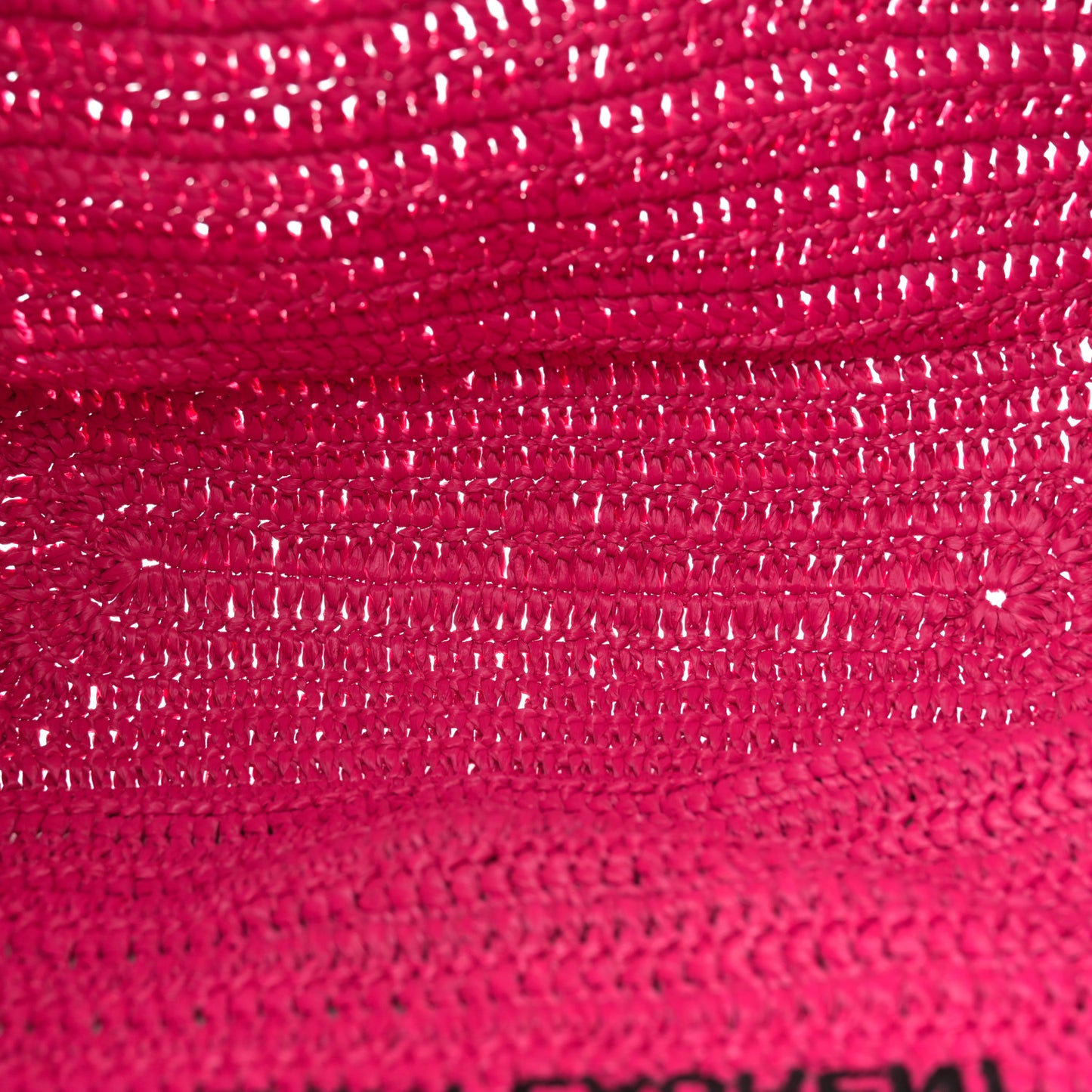 Raffia Rive Gauche Tote Pink