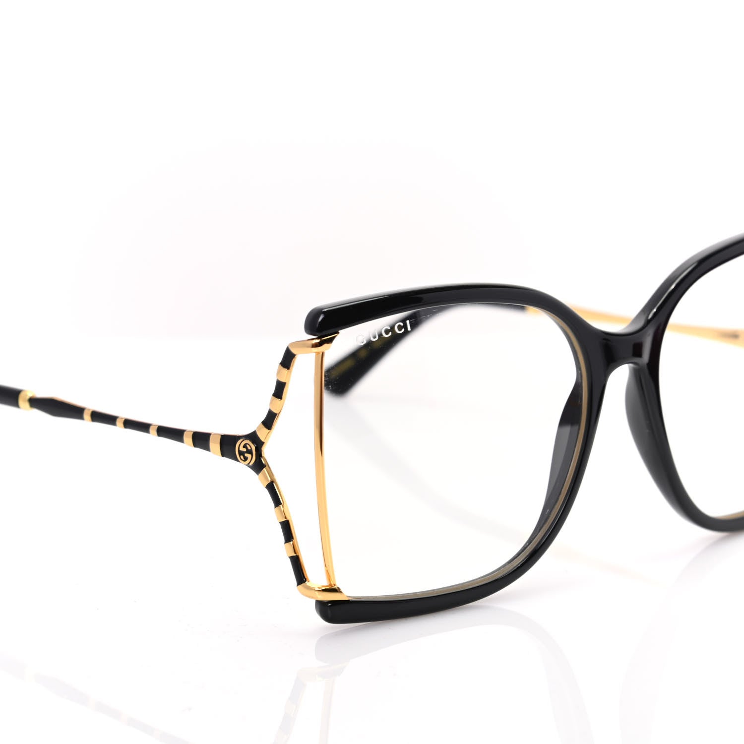 Gucci Metal Glasses GG0592S Black Gold 7 of 8