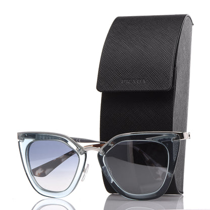 Prada Cinema Sunglasses SPR 53S Transparent Light Blue 7 of 7