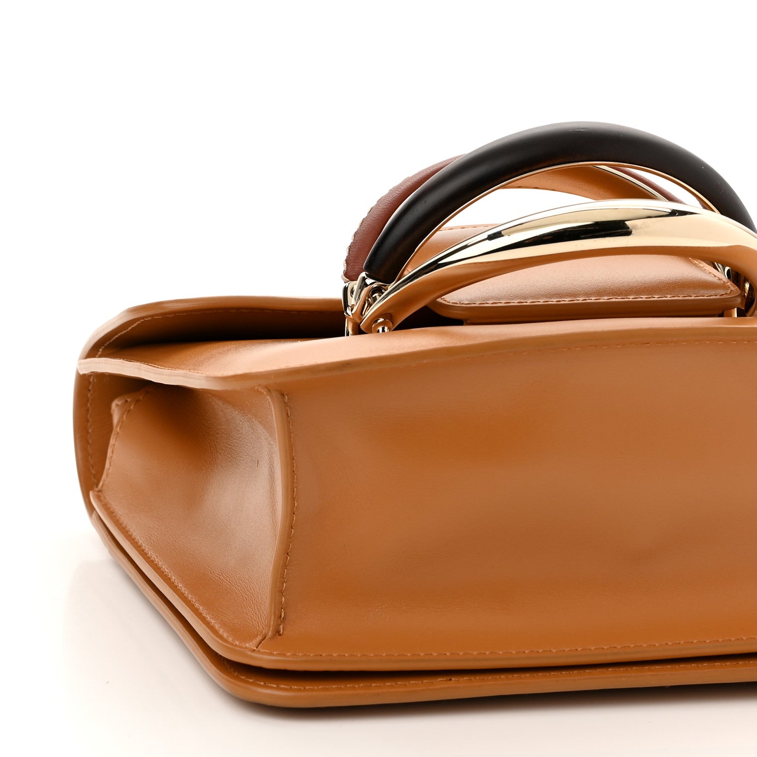 Chloe Calfskin Kattie Shoulder Bag Autumnal Brown 8 of 9