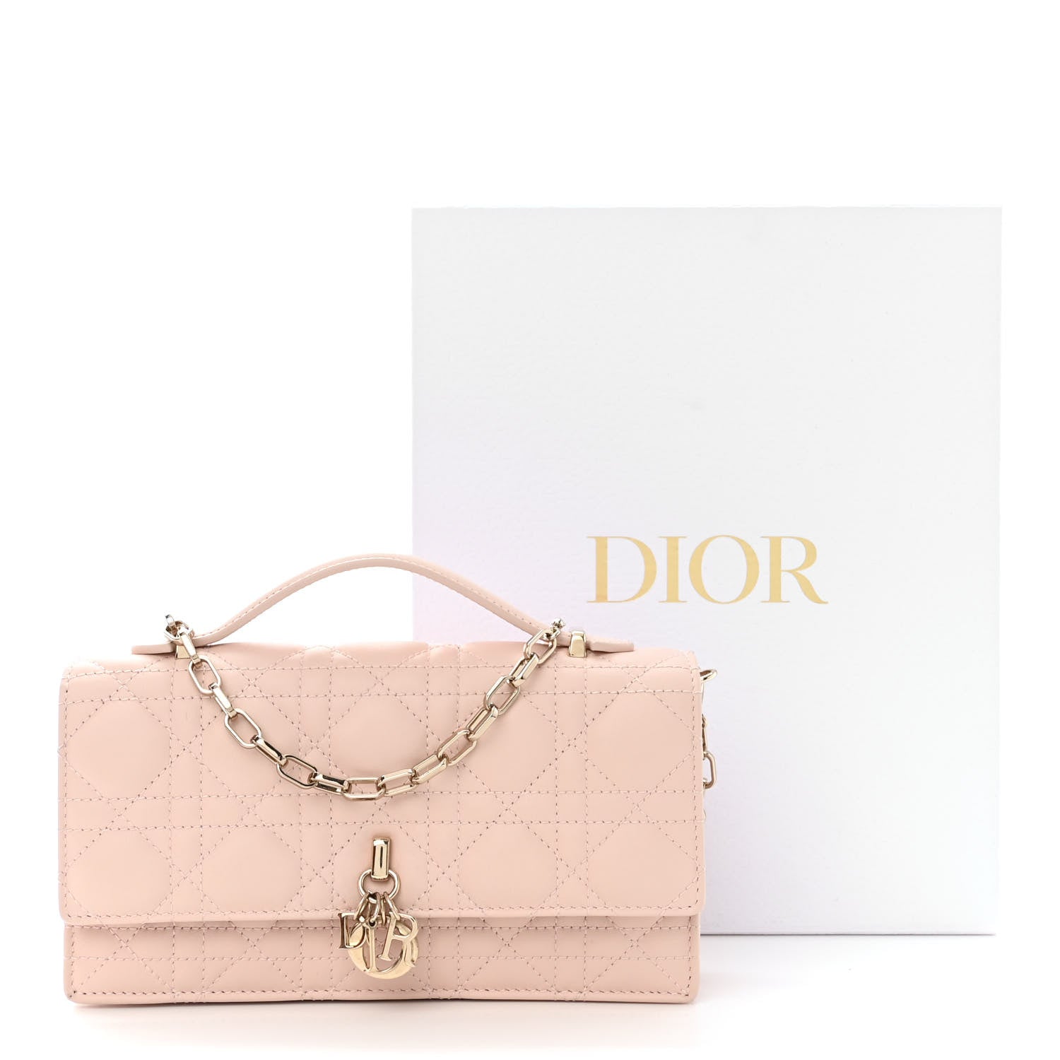 Christian Dior Lambskin Cannage Mini My Dior Bag Rose Poudre 11 of 11