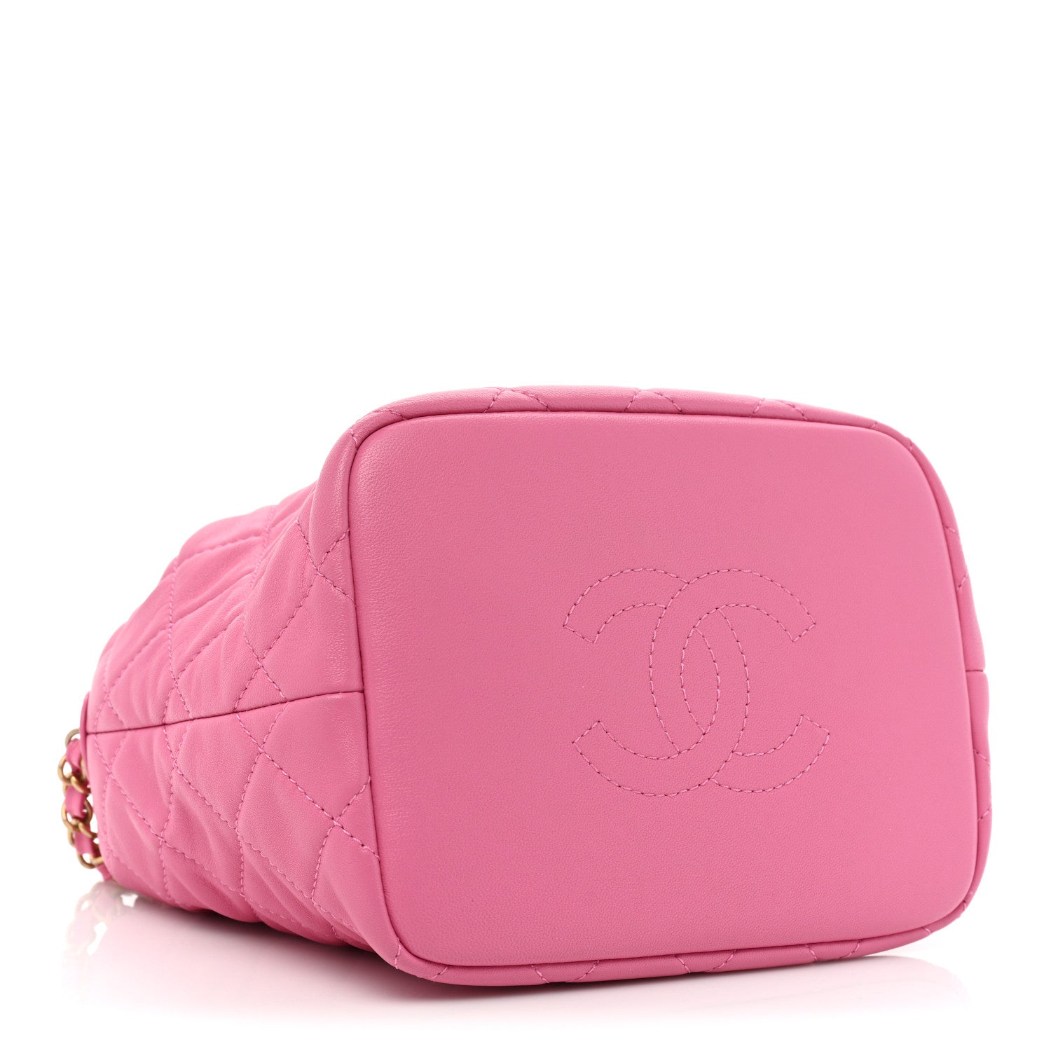 Chanel Lambskin Quilted Perfect Meeting Hobo Pink 4 of 8