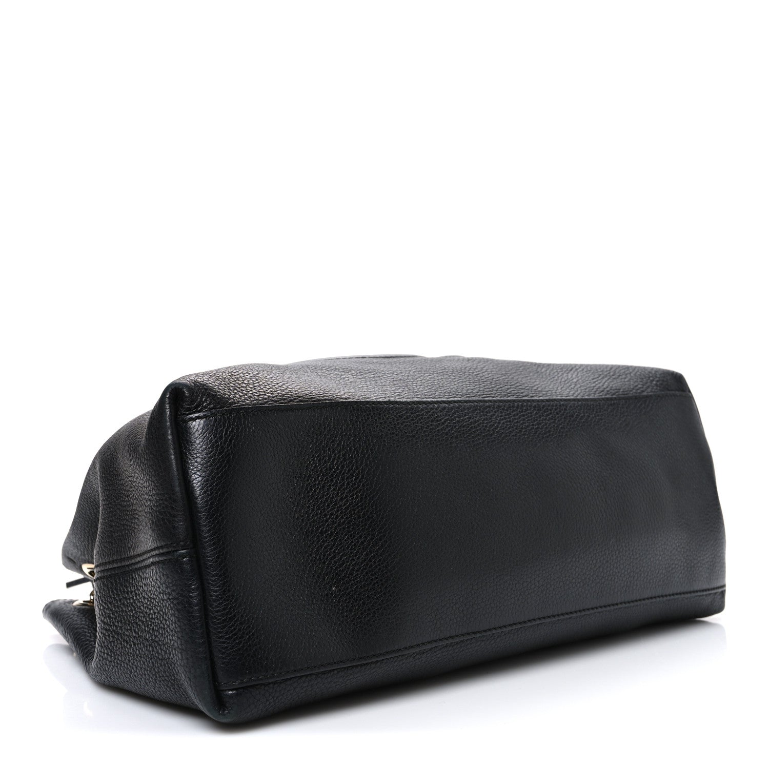 Gucci Pebbled Calfskin Medium Soho Chain Shoulder Bag Black 4 of 10