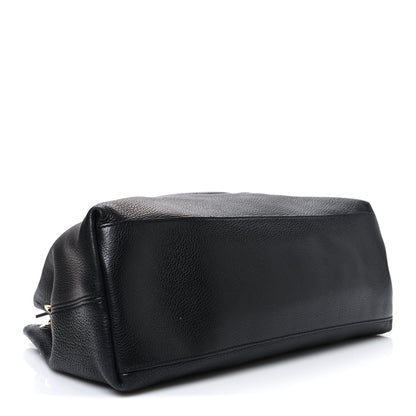 Gucci Pebbled Calfskin Medium Soho Chain Shoulder Bag Black 4 of 10